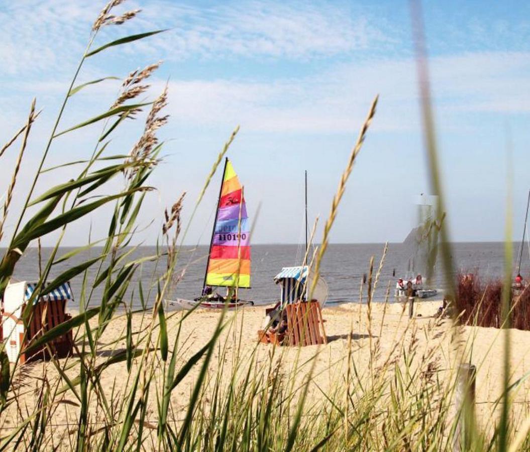 Schicke Fewo 150M Vom Strand Kostenlos Wlan Grosses Schwimmbad Sauna Cuxhaven Eksteriør billede